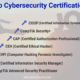 7 Top Certifications for Cybersecurity Professionals