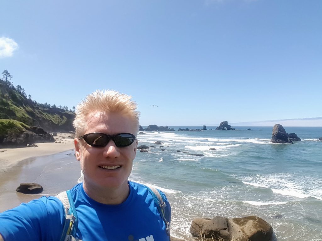 Christian Espinosa at Indian Beach, Oregon