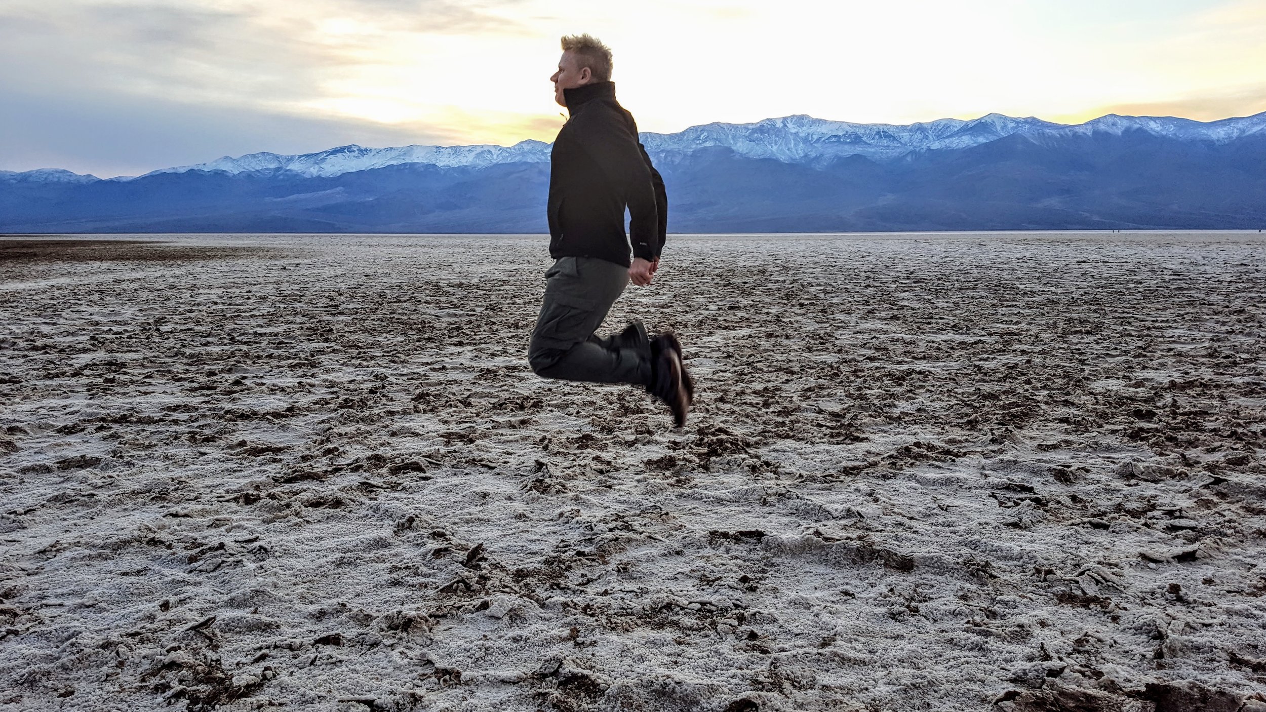  Christian, getting some air in Badwater 