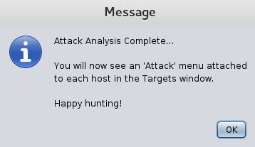  Armitage Attack Analysis Complete... 